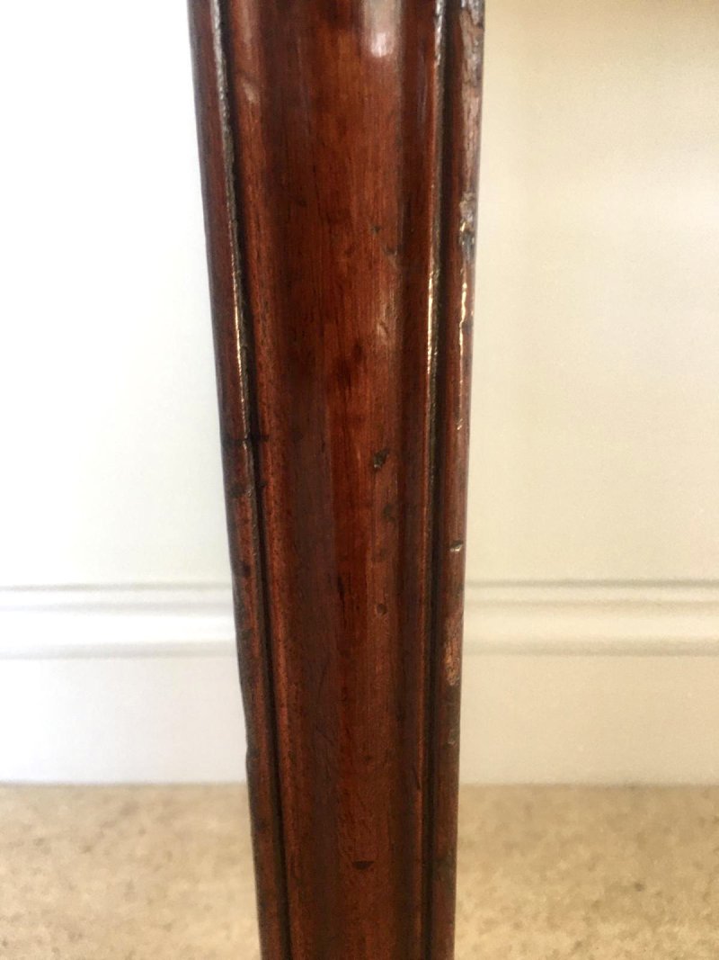 Antique 18th Century George III Mahogany Inlaid Tea/Side Table - Image 10